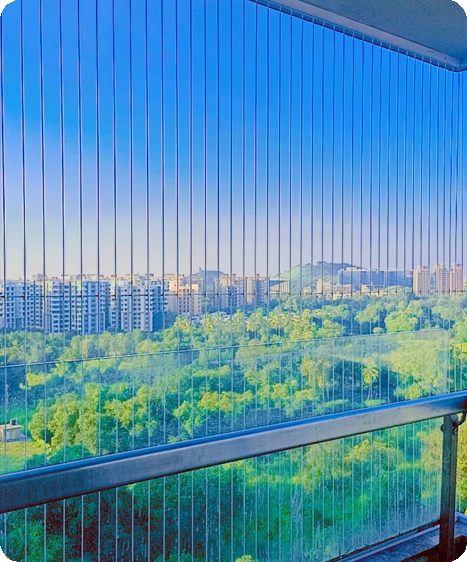 Custom Residential Bird Nets for Open Spaces | AS Enterprises	Solution | 8051800912 | Vapi, Mumbai